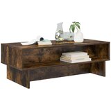  Stolić za kavu Dimljeni hrast 100 x 46 x 35 cm Konstruirano drvo | shoptok.hr