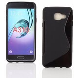 Gumijasti / gel etui S-Line za Samsung Galaxy A3 (2016) - črni | Shoptok.si