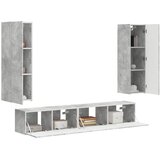  Set TV komoda Zidne 3 pcs Betonski sivi Konstruirano drvo | shoptok.hr