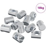  Bačvaste matice 3462 pcs Srebrno M6 x 13 mm Metal | shoptok.hr