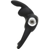Happy Rabbit Cock - vodootporni, punjivi prsten za penis i testise (crni) | shoptok.hr
