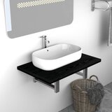 vidaXL Kupaonski namještaj crni 60 x 40 x 16,3 cm | shoptok.hr
