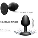 Dorcel kroglični analni vibrator z daljinskim upravljalnikom M - (črna) | Shoptok.si