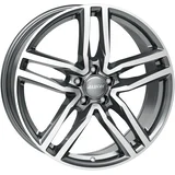 A16 5x112 ET46 6,5x16 IKENU siva spredaj polirana 57,1 (Audi, Ford Tourneo/Transit Connect (S
