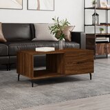 vidaXL Stolić za kavu Smeđa hrasta 90x50x40 cm konstruirano drvo Cijene
