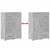  Komoda 2 kom siva boja betona 60x31x84 cm od konstruiranog drva | shoptok.hr