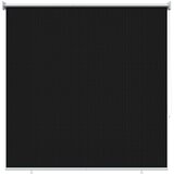 vidaXL Vanjska roleta 90% blokada UV zraka Crna 140 x 140 cm HDPE - Crna 140 x 140 cm | shoptok.hr