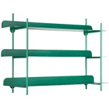 Zelena metalna polica s više razina 60 cm Cool Retro –