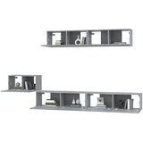  5-dijelni set TV ormarića sivog sonome konstruirano drvo | shoptok.hr