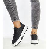 Gemre Black sneakers on a thicker sole Rafida | Shoptok.si