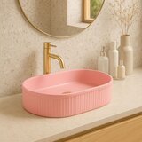 REA Bath Nadgradni umivaonik Rea Vanda Bubble Gum Matt | shoptok.hr