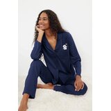 TRENDYOLMILLA Ženski set pidžame Thmaw23Pt00151, Tamnoplavi | Eponuda.com