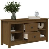 TV ormarić boja meda 103 x 36,5 x 52 cm od masivne borovine | shoptok.hr