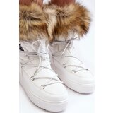 Boto Women's Laced Snow Boots White Santero | Shoptok.si