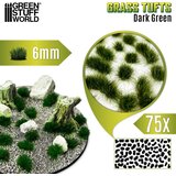 Green Stuff World Static Grass Tufts 6mm Dark Green (75 pcs) | Buseni trave 6mm tamno zeleni (75 kom) | Eponuda.com