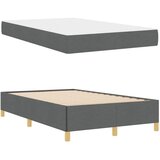  Krevetna konstrukcija Tamno siva 120 x 200 cm tkanina Zagasitosiva | shoptok.hr