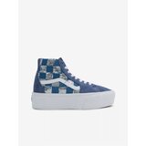 Vans Women's blue ankle sneakers with suede details SK8-Hi - Women