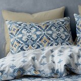 Pineapple Elephant Modra/kremno bela enojna posteljnina 135x200 cm Inara – | Shoptok.si