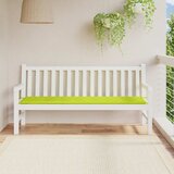  Jastuk za vrtnu klupu jarkozeleni 180x50x3 cm od tkanine Oxford | shoptok.hr