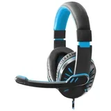 Crow stereo gamer slušalice sa mikrofonom, crne/plave