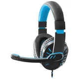 Esperanza gaming slušalke Crow HP-330B črno-modre
