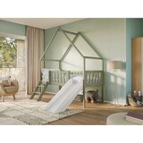  Drveni dječji povišeni krevet Angel - olive - 180x80 cm - Bez madraca | shoptok.hr