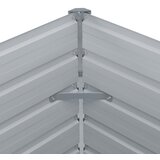  Povišena vrtna gredica 100 x 100 x 45 cm pocinčani čelik zelena | shoptok.hr