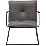 MID.YOU FOTELJ, antracit kovina, tekstil | Shoptok.si