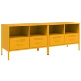 Furnova TV omarica 2 kosa gorčično rumena 68x39x50,5 cm jeklo, (21924991) | Shoptok.si