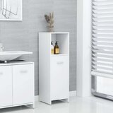 vidaXL kopalniška omarica bela 30x30x95 cm iverna plošča, (20580016) | Shoptok.si