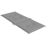  Jastuci za vrtne stolice 4 kom sivi 120 x 50 x 3 cm od tkanine | shoptok.hr