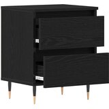  Noćni ormar 2 pcs Crni hrast 40 x 35 x 50 cm Konstruirano drvo | Eponuda.com