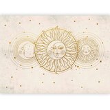  Foto tapeta - Golden Sun and Moon - Artistic Illustration in Retro Style 150x105 Vodootporna | shoptok.hr