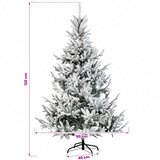  Umjetno božićno drvce s nogom 120 cm 150 LED lampica | shoptok.hr