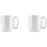 Vialli Design Bijele šalice u setu 2 kom za espresso od kamenine 80 ml Fuori – | shoptok.hr