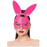 Fever Mock Leather Rabbit Mask Pink Cene