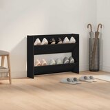  Zidni ormarić za cipele crni 80 x 18 x 60 cm konstruirano drvo | shoptok.hr