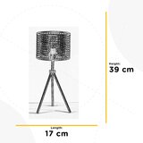 Lesnina XXXL NAMIZNA SVETILKA FLAM 17/17/39 cm | Shoptok.si