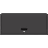  Ormar za zid u garaži Crna 80 x 33 x 35 cm Čelik s prahom | shoptok.hr