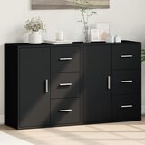 vidaXL Komoda 2 kom crna 60 x 31 x 70 cm od konstruiranog drva Cijene