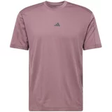 Adidas Tehnička sportska majica lila / sivkasto ljubičasta (mauve)