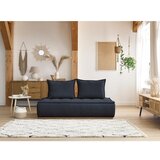 Bobochic Paris Temno modra sedežna garnitura iz tkanine bouclé 175 cm Elisa – | Shoptok.si