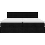 vidaXL Okvir kreveta s madracima crni 160x200cm od tkanine | shoptok.hr