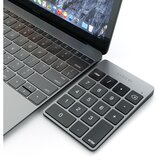 Satechi Aluminijasta brezžična številska tipkovnica astro siva | Shoptok.si