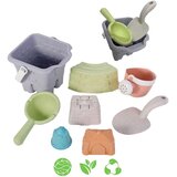 Woopie green set toranj s kantom za pijesak 8 kom. biorazgradiv organski materijal | shoptok.hr