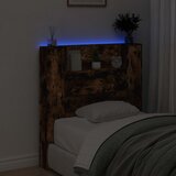  Uzglavlje S LED lampica Dimljeni hrast 100 x 16,5 x 103,5 cm | shoptok.hr