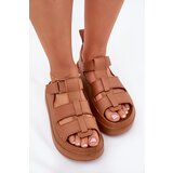 Boto Ladies Platform Sandals Camel Nitavelia | Shoptok.si
