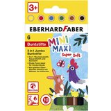 Faber-Castell Barvice Eberhard Faber Mini Maxi 3v1, 6 kosov Cene