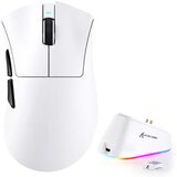 Attack Shark bežični gaming miš V3Pro PAW3311/25000 dpi/omron switches/white + charging dock Cene