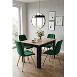  CIEZA stolica - zeleni baršun / zlatne noge x 3 | shoptok.hr
